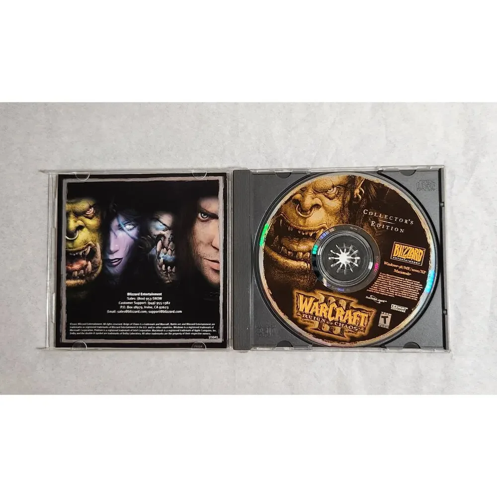 World Of Warcraft Expansion Set And Warcraft III Collector's Edition PC Games